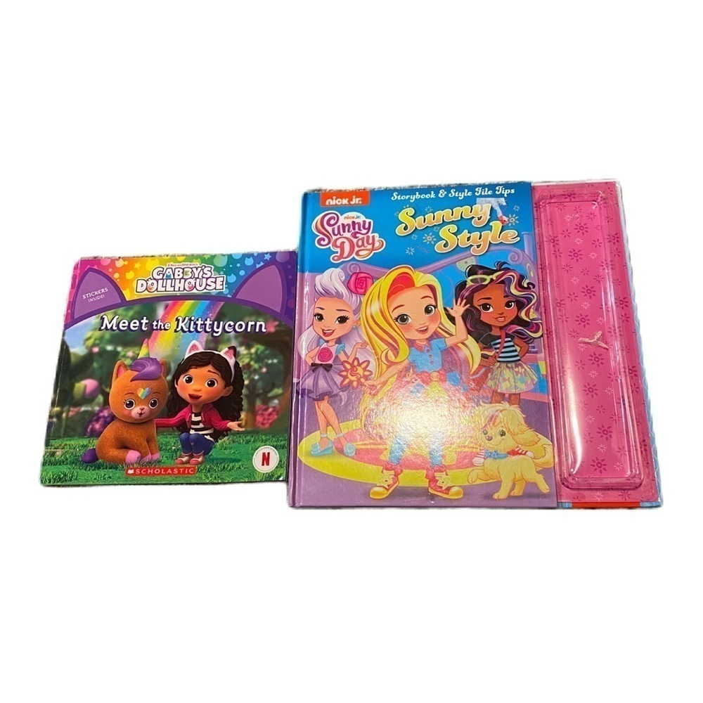 Nickelodeon Sunny Day Storybook & Gabby’s Dollhouse Meet the Kittycorn